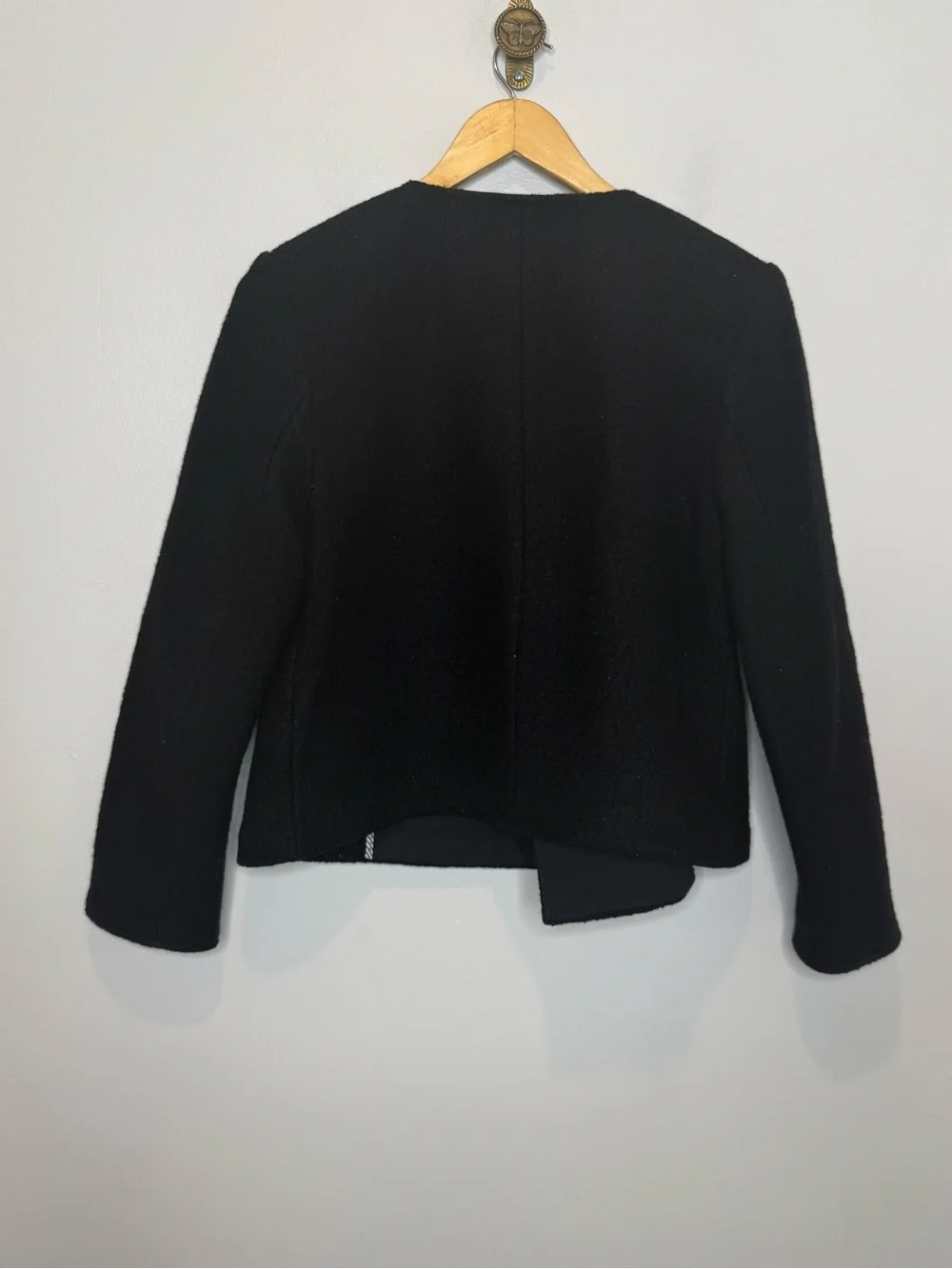 J. Crew boiled wool cropped jacket
